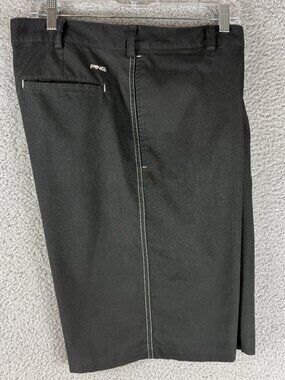 Ping Golf Shorts Mens 36 Black Performance Stretch Casual Athletic